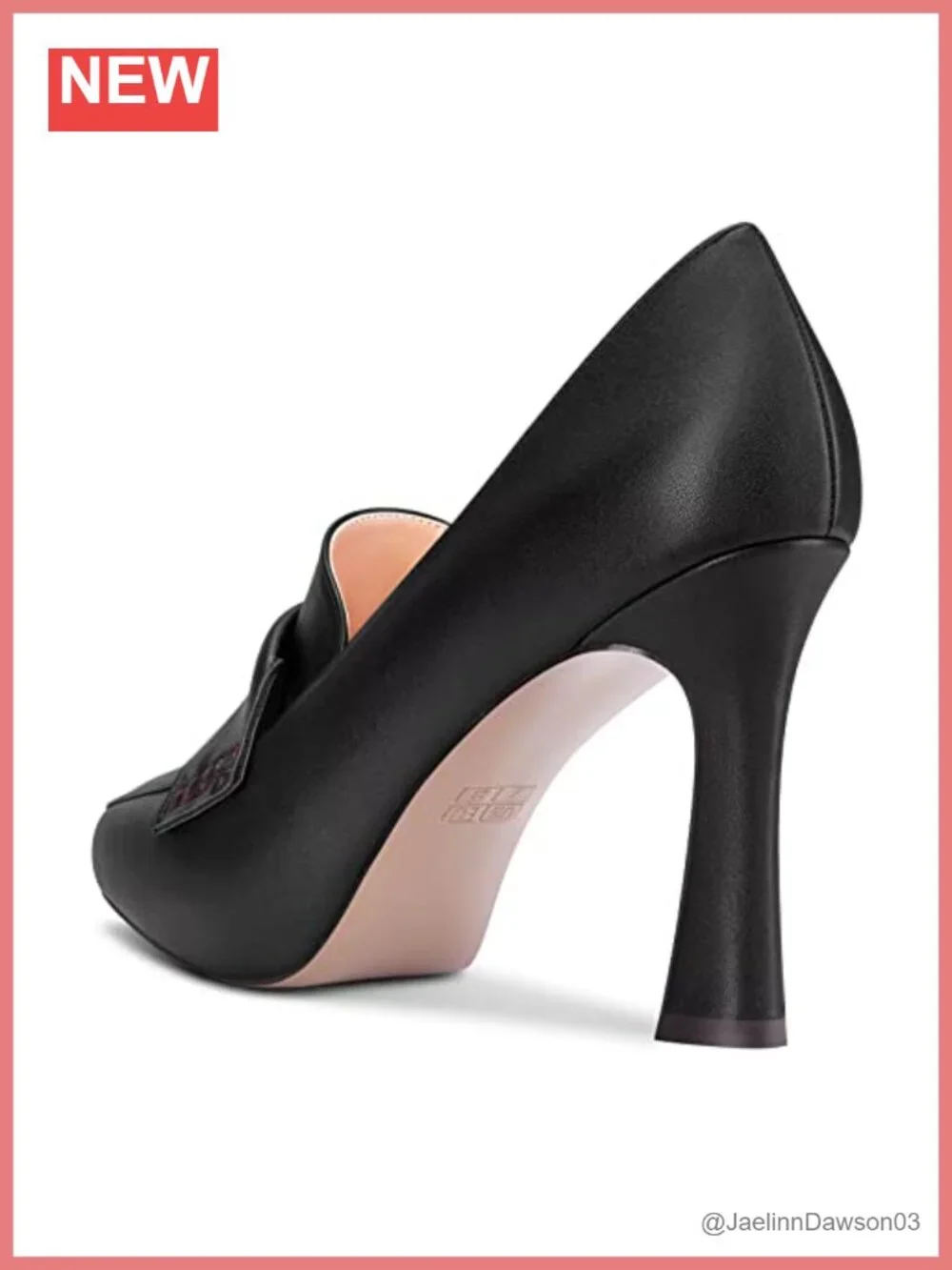 Women's Stiletto Platform Heel Loafers Pointed Toe Slip-on Pumps 3.9 inch Heels